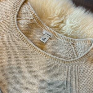 Ll bean cotton sweater